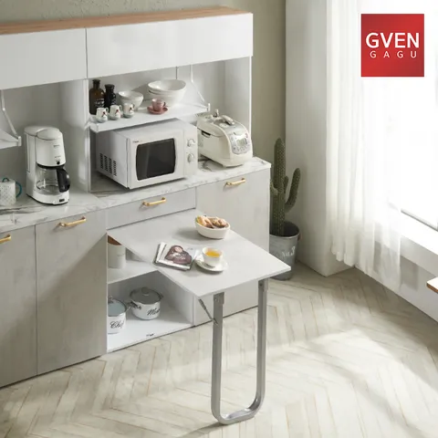 GVEN 지벤 플리블 접이식 렌지대식탁 1200 세트