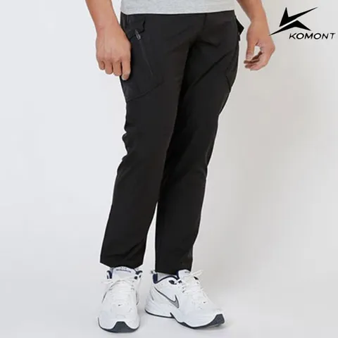 [하프클럽/코몽트]빅포켓 허리밴딩 카고 팬츠