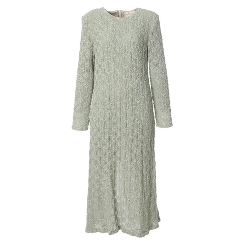 [롯데백화점]라운드넥 벨트 레이스 롱 원피스 (F5AOP505)