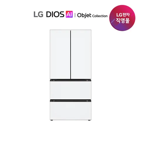 LG 디오스 AI 오브제 김치톡톡 4도어 1등급 491L 김치냉장고 Z495MQQ271