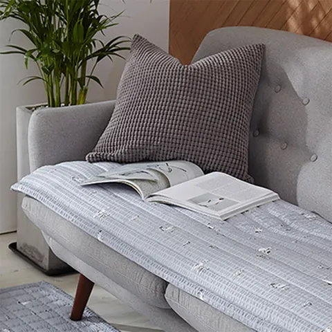 [시즌마감행사] 시원한 촉감 시어서커 네오 여름 쇼파패드 소파매트 4인용