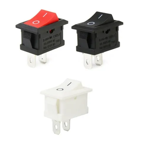 사각 전기 로커 스위치 전원 제어장치 전자 회로 온오프 2핀 사각로커스위치 2핀스위치