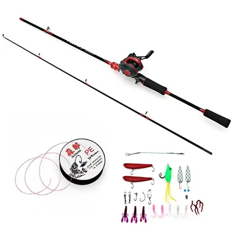 세라믹 낚싯대 루어 세트 1.6m EVA 마그네틱