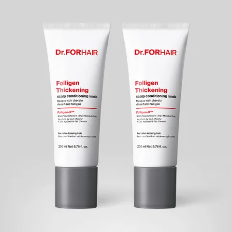 [닥터포헤어] 두피영양 탈모완화 트리트먼트 폴리젠 씨크닝 스칼프 컨디셔닝 마스크 200mlX2