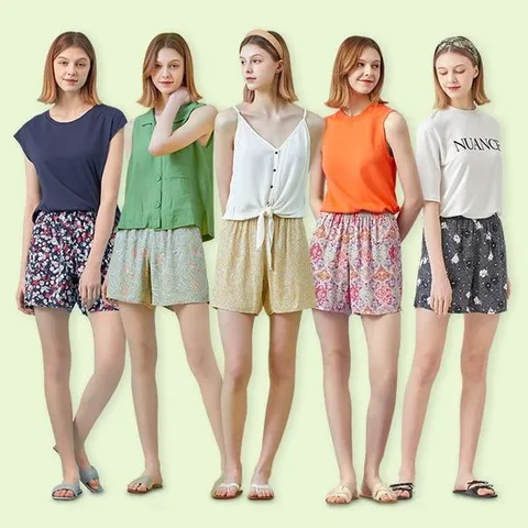 [하프클럽/벨리츠]찰랑 나염 트렁크 팬츠 5종 구성 부드러운 소재