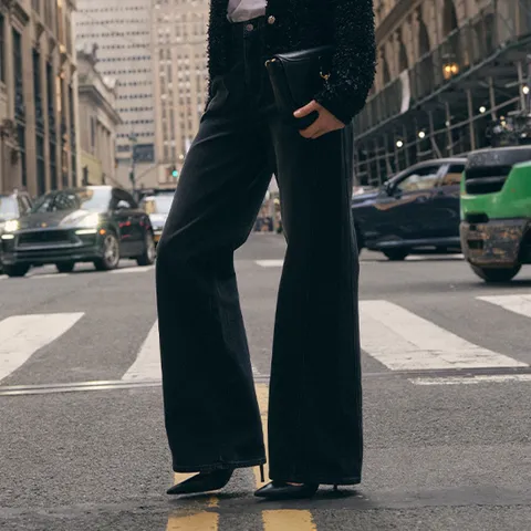 바니스뉴욕 25FW 헤리티지 기모 커브드 데님