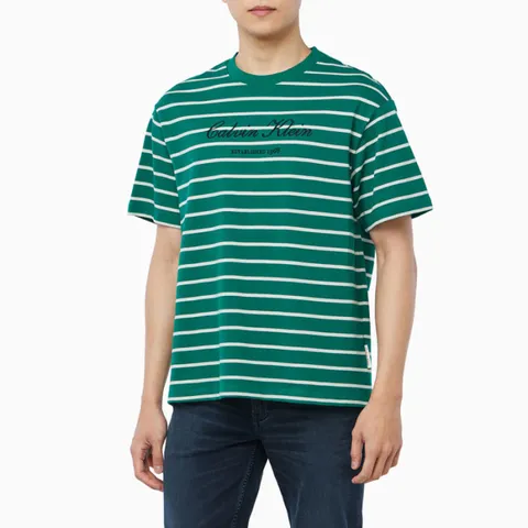 [롯데백화점] 진]남성 스트라이프 피케 캘빈 NYC 티(4RF204G-L4G)