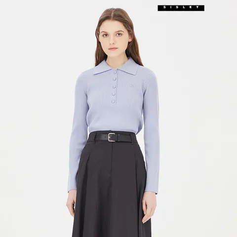 아울렛 티에리 골조직 긴팔 니트 SAKP59361_SB