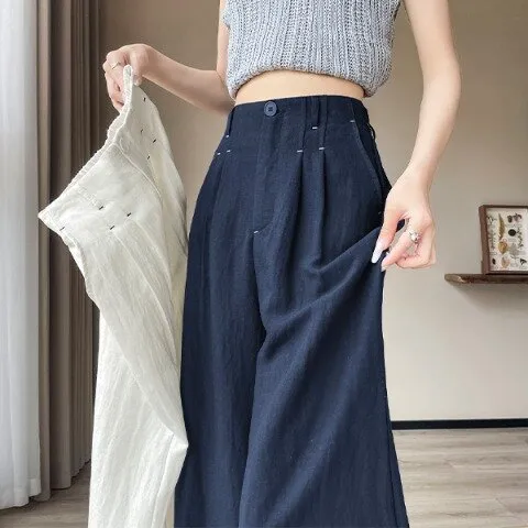 핀턱와이드 세미슬랙스핏 오피스캐주얼 브레엔여름팬