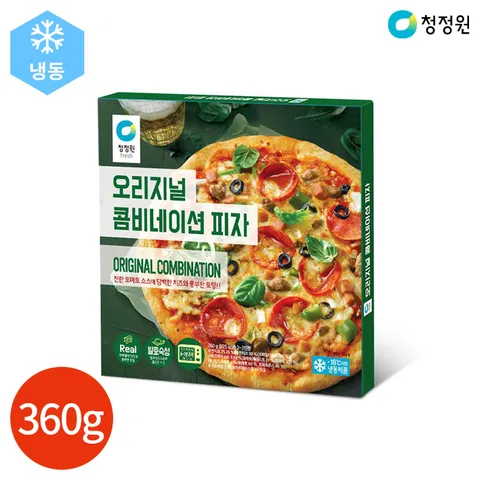 청정원 오리지널 콤비네이션 피자 360g