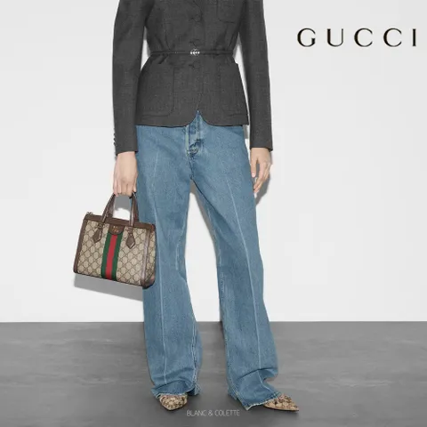 오피디아 스몰 탑 핸들 토트백. (GUCCI  AS보증) 블랑앤꼴레뜨