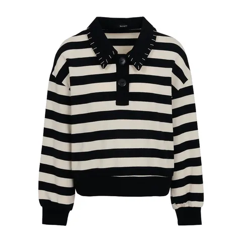 [보니스팍스] 카라스티치 스트라이프 티셔츠 HC18TS100 428519