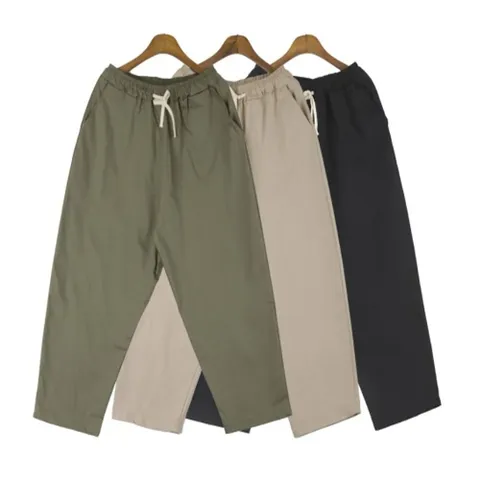알티피아 남자 여름 벌룬팬츠 항아리 와이드 구르카 배기바지 카키벌룬바지 홈오피스룩