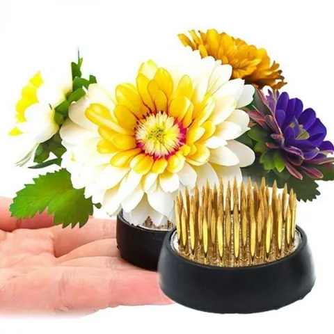 도자기 인기 동양 꽃 화분 감성 꽃꽂이 침봉 화훼 장 사진촬영소품 동양꽃꽂이 침봉