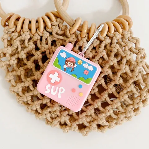 갤럭시 버즈 프로 라이브 레트로 도넛 디자인 실리콘 입체케이스