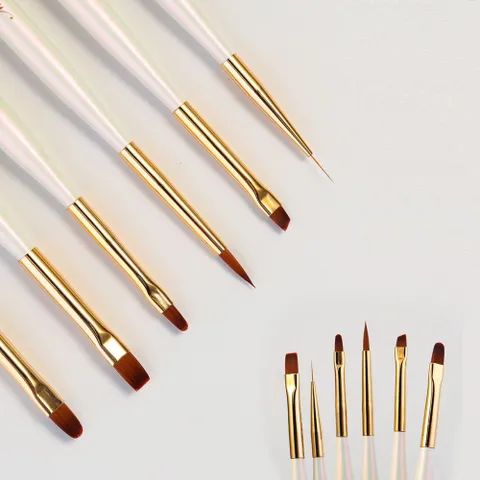 키밍 네일 아트 브러시 붓 브러쉬 6종 젤네일 네일 6종세트 젤네일세트 젤네일아트