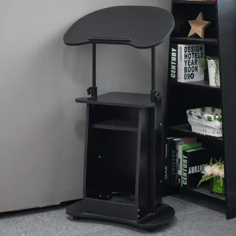 높이조절 스탠딩테이블 블랙