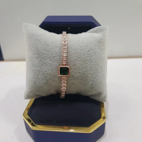 에멜 다이아큐빅 팔찌(14k도금)_IC