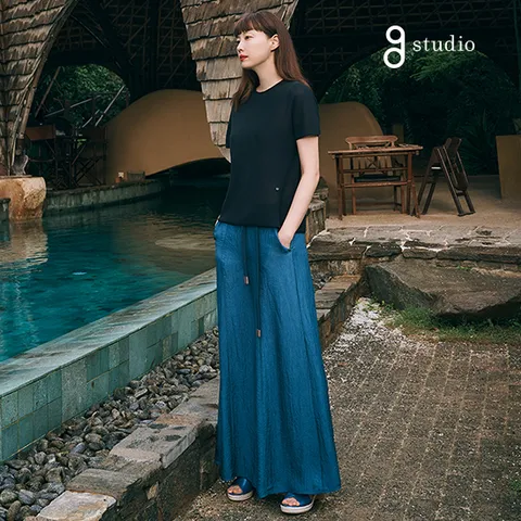 아세테이트 플레어팬츠