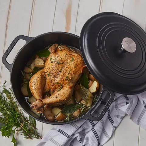 빅토리아 주물 더치오븐 에나멜 무쇠냄비 파스타 주물냄비 26cm