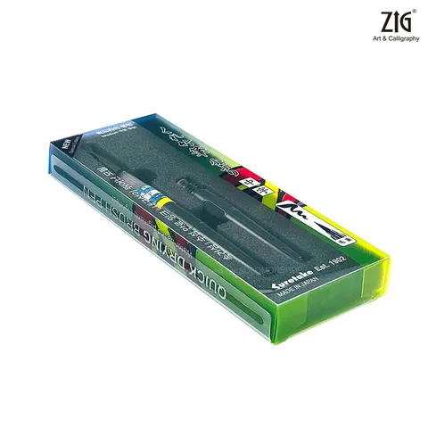 지그 퀵드라이 붓펜세트/속건성 잉크