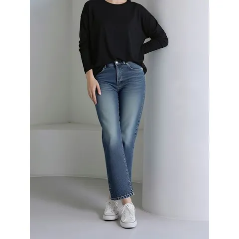 [하프클럽] () 속기모 세미베기핏 데님팬츠(AW12DP42W)