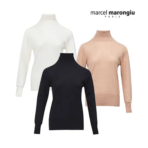 마르셀마롱지우 MADE IN ITALY 캐시미어100% 터틀넥