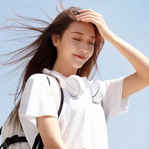 넥밴드 선풍기 넥풍기 목에거는 USB 자유로운 데일리 두손이 패션