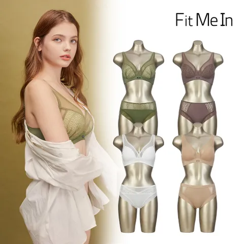 핏미인 라이크라 풀커버맥스 A패키지 여성속옷세트 8종