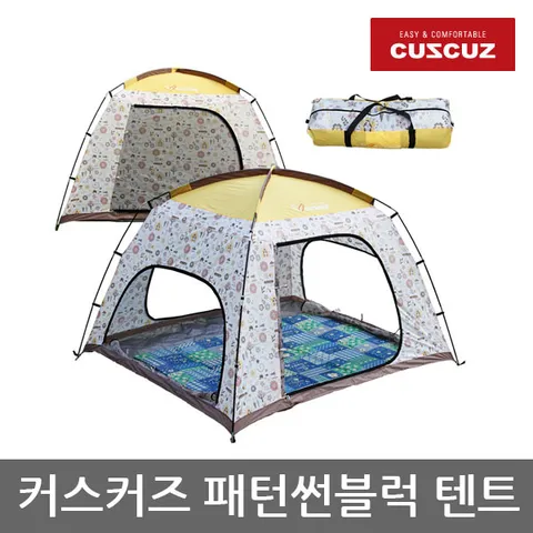 TU  패턴썬블럭 텐트 4~5인용