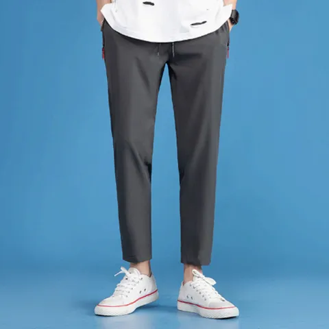 남자 여름 아이스 쿨링 냉감 스판 슬랙스 바지 아이스바지 기능성바지 냉감바지