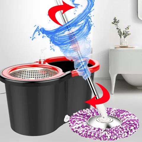 손쉬운 밀대걸레 막대 청소 스핀 통돌이 극세사 물걸레 물청소기 밀대청소기 청소포