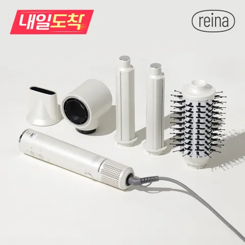 [내일도착] REINA BLDC 헤어 스타일러 롤 빗 드라이기 멀티 에어브러쉬 RN-1421