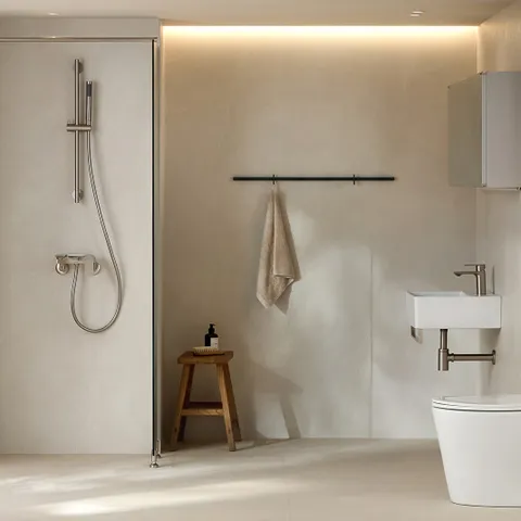 이지바스5 아이보리 플랩 공용욕실