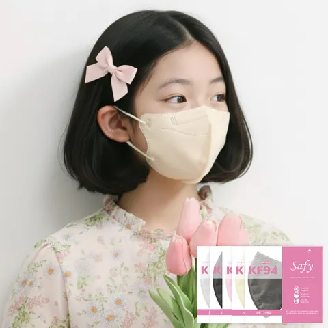 세이피 새부리형 KF94 소형 100매 컬러 황사 어린이마스크