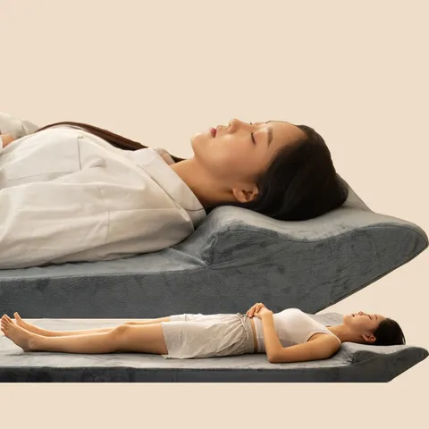 일체형 매트 베개 엎드려잠 방지 일자목 거북목 교정 역류성식도염 예방 바른 수면자세