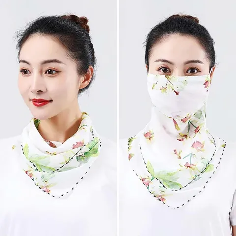 겸용 마스크 스카프 그린 천마스크 천마스크 여름마스크 컬러마스크 숨쉬기편한마스크