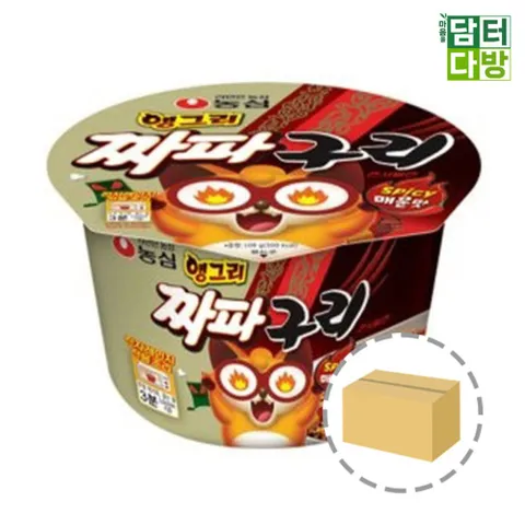 농심 앵그리짜파구리 큰사발 1BOX (16컵) 앵그리짜파구리 짜파구리큰사발 짜파구리컵라면