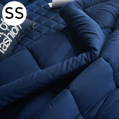차렵이불 내추럴 비비드 슈퍼싱글 SS 네이비 사계절차렵이불