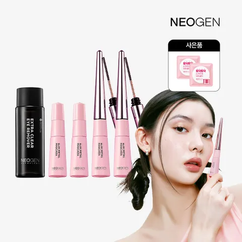 [더블 SET]슬림 메탈 마스카라 본품 2+리필2+아이리무버(섬세한컬링/인형속눈썹)