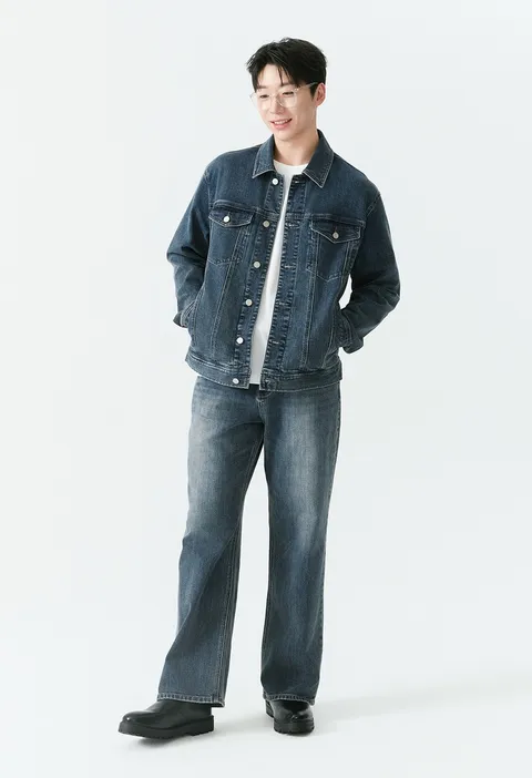 [25FW] 유니) 인디고 밴드 뉴 와이드 루즈핏 TG(L) DB AP3DTG635&AP3DTG685-DB