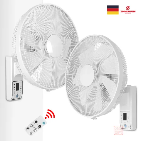 8단계 풍량조절 3가지 바람모드 BLDC 14인치 초미풍 리모컨 벽걸이 선풍기 공기순환 팬  사무실 식당 벽걸이선풍기