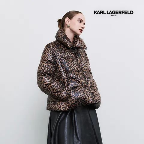 칼라거펠트 25FW NEW 네쥬 헝가리 구스다운(레오파드)