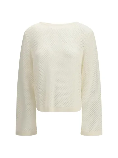 [해외직구] 26SS 얼루드 스웨터 26217642 40 WHITE