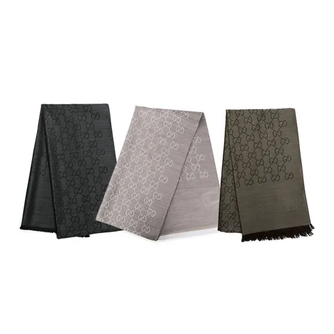 GG울 실크 스카프 165904