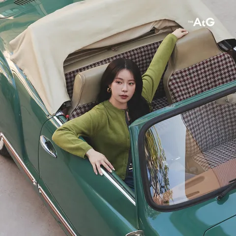 더엣지 25FW 폭스울 혼방 가디건 3종