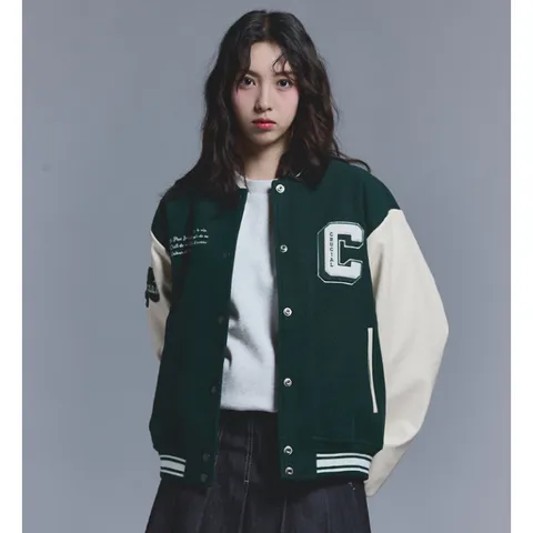 [롯데백화점][클라이드]여성 3컬러 안감 누빔 바시티 야구점퍼 (FODJP931F)