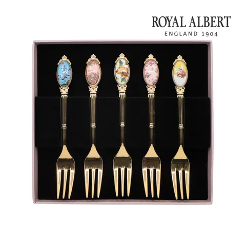 [롯데백화점]100주년 디저트 포크(대)-후기 5P 세트