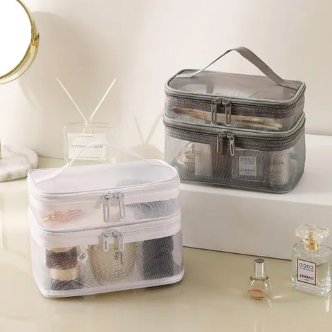 알티피아 클리어 화장품박스 2단 메쉬 화장품박스 무료교환 무료반품 무료교환반품