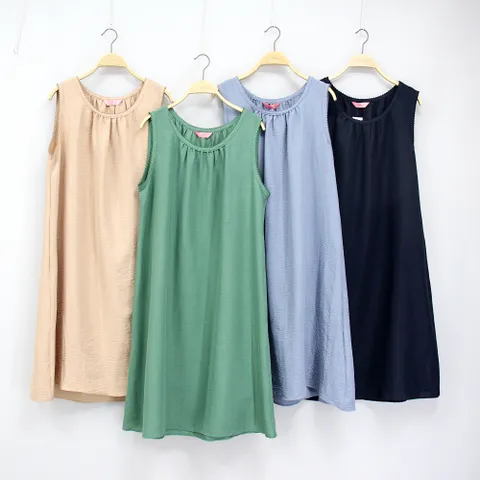 국산 마미 비비드 민소매원피스 [EM1277] 홈웨어원피스 여름실내복